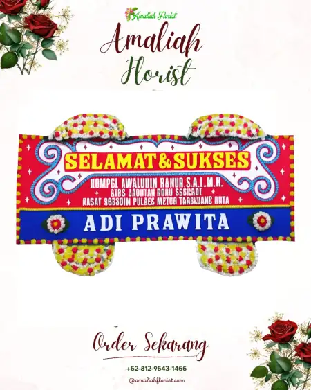Papan Bunga Ucapan Selamat Dawuhan Lor