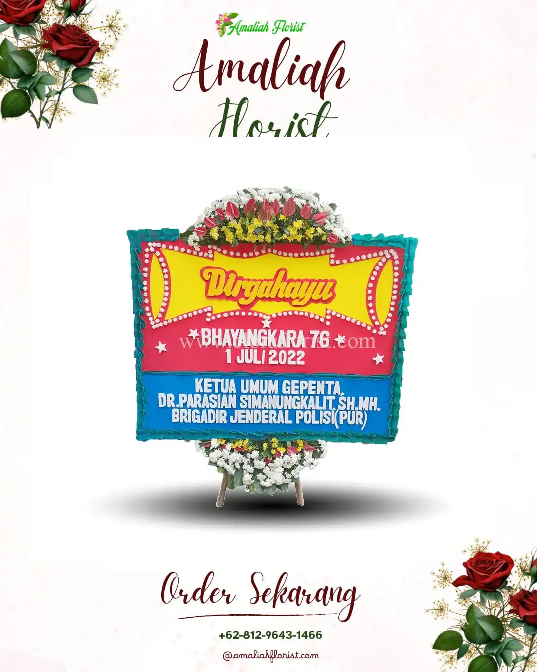 Papan Bunga HUT Ulang Tahun Dawuhan Lor